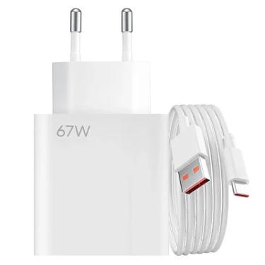 Imagem de Carregador Turbo 67w Tipo-c Compativel Com Xiaomi Redmi 9t 10t 11t 12t 13t