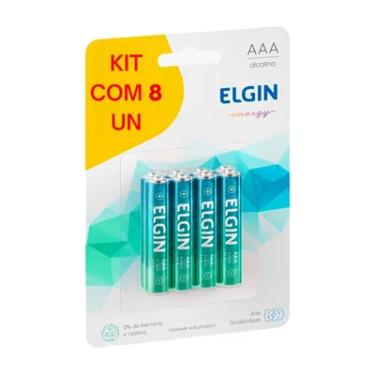 Imagem de Baterias/pilhas Elgin Aaa-pilha Alcalina P7l8 (blister C/8)
