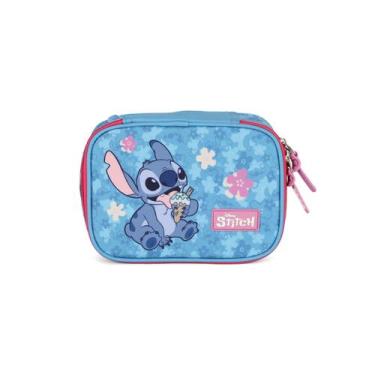 Imagem de Estojo Box Escolar Stitch e Angel Juvenil 100 pens Meninas - Luxcel, P