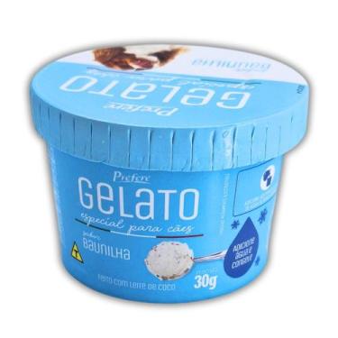 Imagem de Sorvete Gelato para Cães Sabor Baunilha (30g) PREFERE