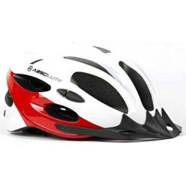 Imagem de Capacete Bike Mtb Speed Ciclismo Absolute Nero 58-62 G, Branco, Vermel