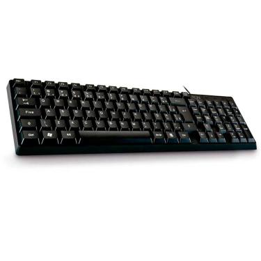 Imagem de Teclado Office Slim Usb Tcn 950, Layout Abnt2, Teclas Macias E Silenciosas - Pretosd