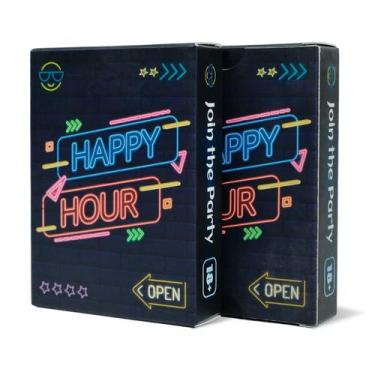 Imagem de Jogo de cartas Happy Hour Drinking Party com 50 cartas divertidas - ta