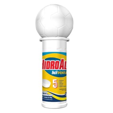 Imagem de HidroAll Cloro para piscinas hcl Penta tubo 1,4kg com 7 pastilhas Flutuador