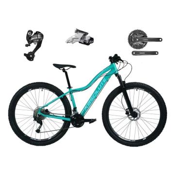 Imagem de Bicicleta Feminina aro 29 Absolute Hera 27v Câmbios Shimano Altus Freios Hidráulicos - Verde