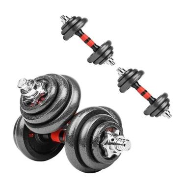 Imagem de Kit Halter Gold Sports Dumbbell Até 20kg - Multinível-Unissex