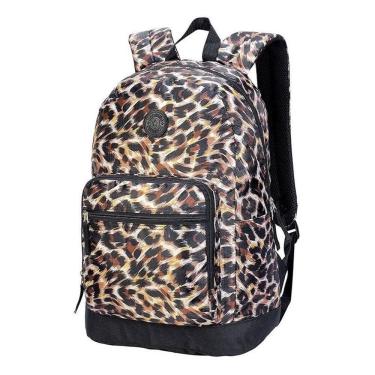 Imagem de Mochila Escolar Infantil SBDZ-5609 Estampada Onça - Fuseco