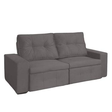 Imagem de Sofá Berlim 3 Lugares 200cm Veludo Retrátil E Reclinável - Meu Estofado