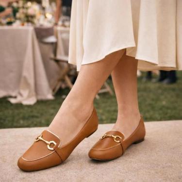 Imagem de Sapatilha Nayre Modas Feminina Bico Quadrado Confortável