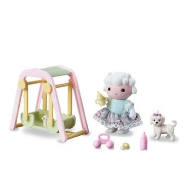 Imagem de Casinha Feliz - Balanço C/ Cachorrinho - Tipo Sylvanian Family Origina