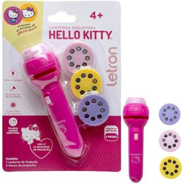 Imagem de Lanterna projetora hello kitty + 3 slides - letron