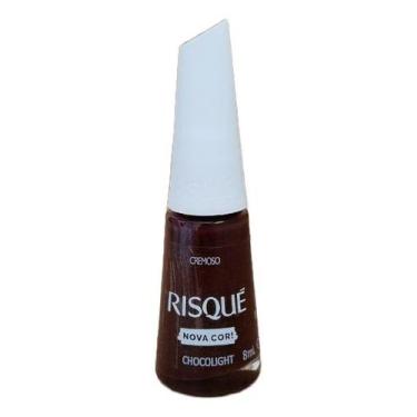 Imagem de Esmalte Marrom Risqué Chocolight Cremoso 8ml
