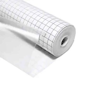 Imagem de Papel Contact Transparente Papergreen Adesivo PVC Resistente para Proteção de Superfícies Rolo 10 METROS Transparente