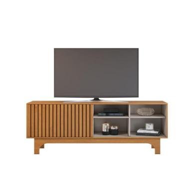 Imagem de Rack Atenas Para TV até 70 Polegadas - Top Decor, Cinamomo/Off