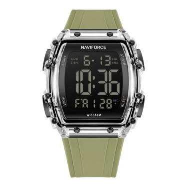 Imagem de relogio masculino display lcd luminoso militar esportivo à prova d´agua