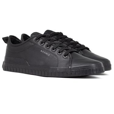 Imagem de Tênis Masculino Aramis Casual Deep Leather Couro Confortável Costurado 103-Masculino