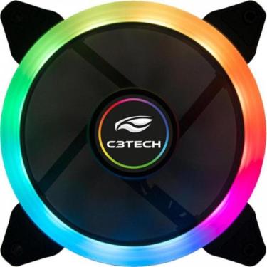 Imagem de Cooler Fan 12cm Rgb F7-l200 Preto C3tech