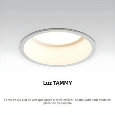 Imagem de Luminária LED Embutida 15W 12W 7W 5W 220V 60 Graus Antirreflexo Para S