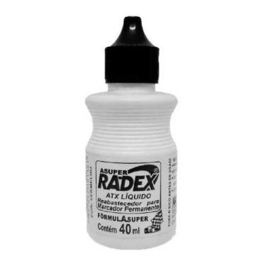Imagem de Tinta marcador permanente Reabastecedor 40ml Preto - Radex