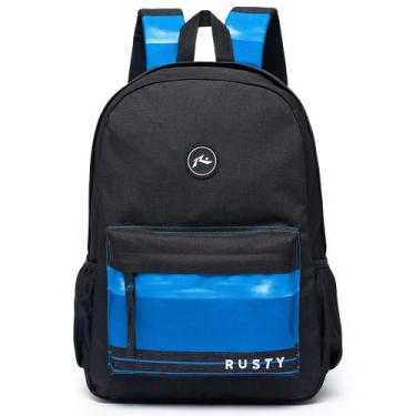 Imagem de Mochila Bolsa Rusty Escolar Grande Espaçosa Notebook Reforçada, U, PRE