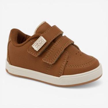 Imagem de Tênis Klin Flyer Infantil Bebê Caramelo, Caramelo, Off white, 21