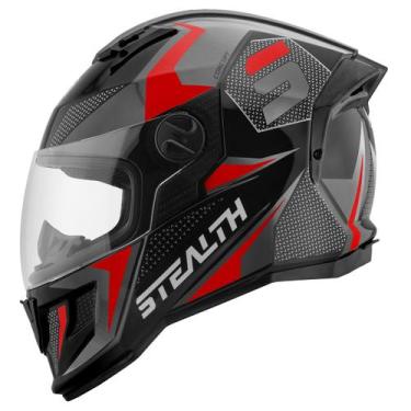 Imagem de Capacete Stealth Concept Moto Fechado Pro Tork Adulto Segurança Confor
