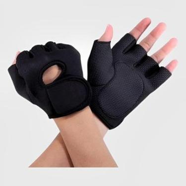 Imagem de Luva De Academia Masculina E Feminina Par Proteção Treino Fitness Ajustável Para Exercí...