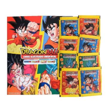 Imagem de Álbum Do Dragon ball Universal 2023 com 50 figurinhas são 10 Envelopes