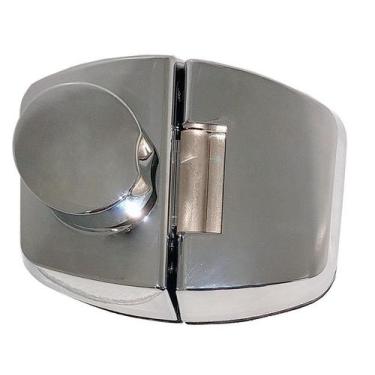 Imagem de Fechadura Elétrica Dovale P/ Porta de Vidro D12 Cromado - 45012