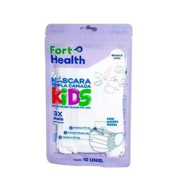 Imagem de Máscara Tripla Camada Kids 10 Unds - Descartavel