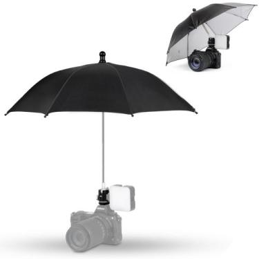 Imagem de Guarda-chuva Camera Hot Shoe Kiorafoto, 3 níveis, altura ajustável