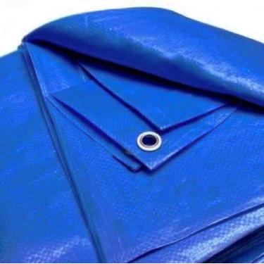 Imagem de Lona Plástica Azul Impermeável - 6m x 4m - Starfer