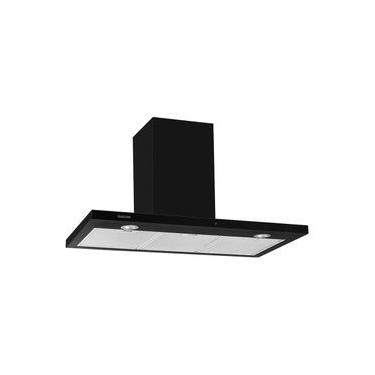 Imagem de Coifa de Parede Suggar TP1191PT Granada Slim Touch 90cm Exaustor Depurador Preto 110V