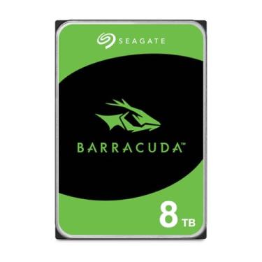 Imagem de Seagate Disco rígido interno de 8 TB BarraCuda – 3,5 polegadas SATA 6 Gb/s 5400 RPM cache de 256 MB para computador desktop PC – Embalagem sem frustração (ST8000DM04)
