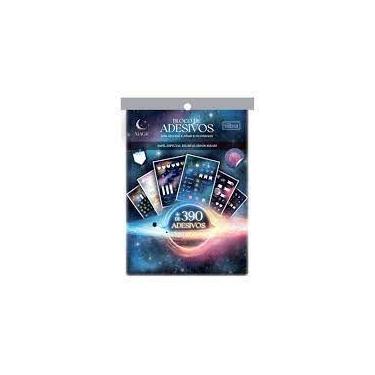 Imagem de CARTELA DE ADESIVOS MAGIC TILIBRA - 12 Folhas com 390 Adesivos Colorid