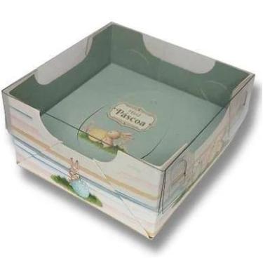 Imagem de Caixa ovo de colher pascoa encanto kids 50g - pascoa aquarela - pct c/