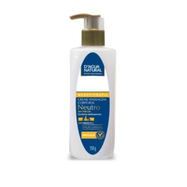 Imagem de Dágua Natural Neutro Creme De Massagem Corporal 350g - D'Água Natural