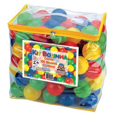 Imagem de Kit Bolinhas Coloridas - 100 Unidades BRASKIT