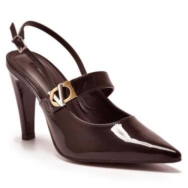 Imagem de Scarpin Slingback Feminino Via Marte 221-002-01, Marrom, 36