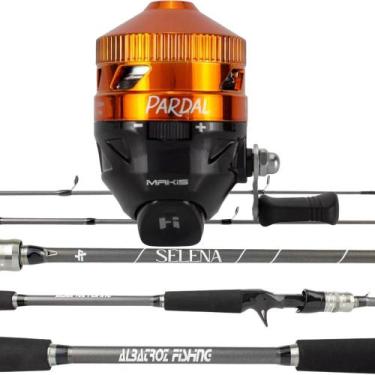 Imagem de Kit Pesca Spincast Pardal Vara Carretilha 1,80m 7-14lb Makis - Makis F