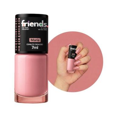 Imagem de Esmalte Cremoso Nude Maria Friends 7ml Cor Vibrante