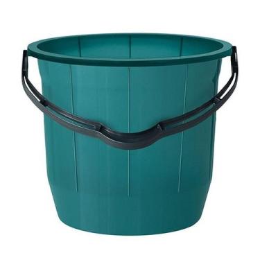 Imagem de Balde de Limpeza Plástico Resistente 08 L Com Alça de Plástico BF08PM 