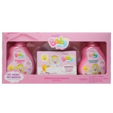 Imagem de Kit Hora do Banho Shampoo Condicionador Sabonete Baby Muriel