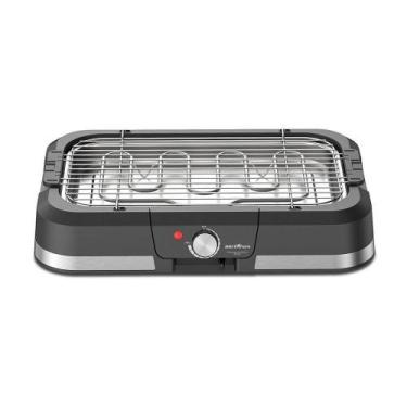 Imagem de Churrasqueira Elétrica Britânia BCQ40 1500W Preta Grelha Removível 220