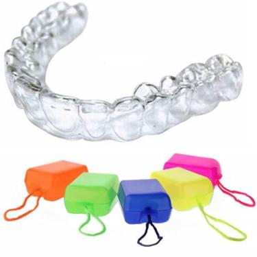 Imagem de Placa De Silicone Moldeira Termomoldavel P Bruxismo farmácia