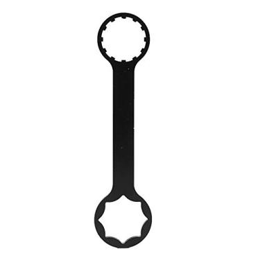 Imagem de KEENSO Chave de suporte inferior com extremidade dupla, chave de bicicleta, chave inferior de aço carbono, ferramenta para desmontar mountain bike, equipamento de ferramentas de reparo