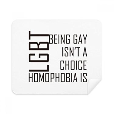 Imagem de LGBT Bandeira de Arco-íris Escolha ou Não Limpa Tela Limpador de Tela 2 Peças Tecido de Camurça