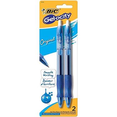 Imagem de Bic RLCP21-BLU Blue Bic caneta de gelocity pacote com 2