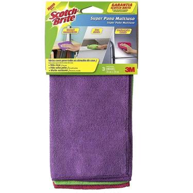 Imagem de Super Pano Multiuso SCOTCH-BRITE 3 Unidades 3M