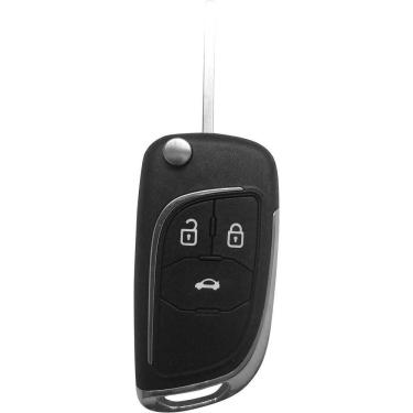 Imagem de Carcaça Chave Canivete Oca Adp 3 Botões Chevrolet